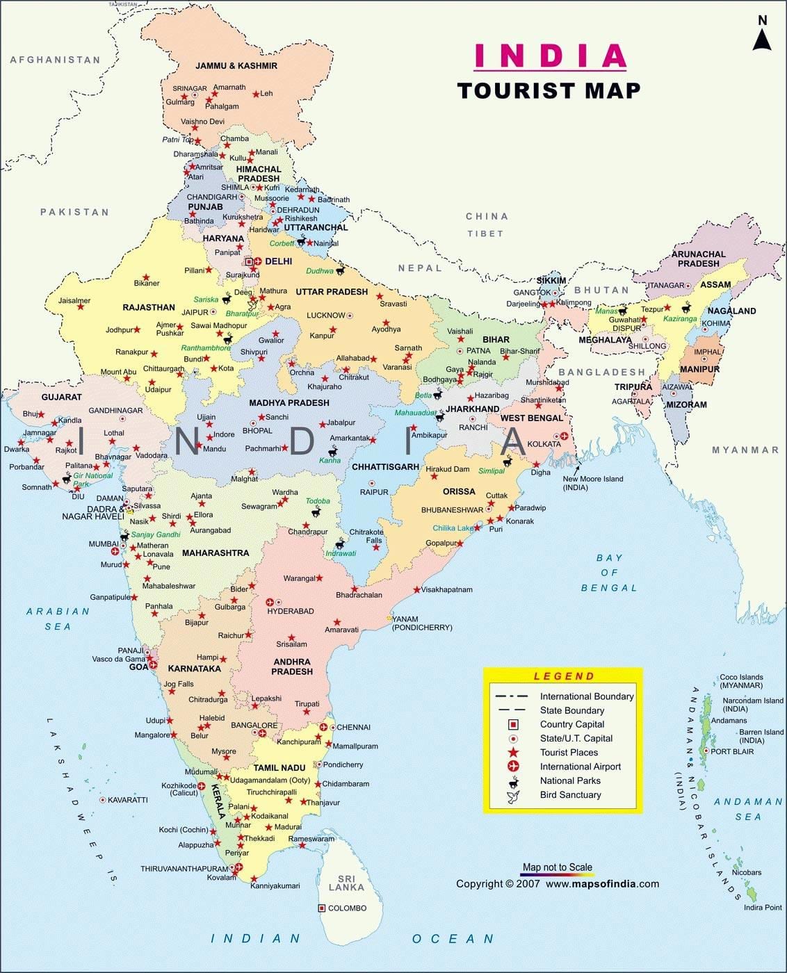 Indien Karte hd 1080p
