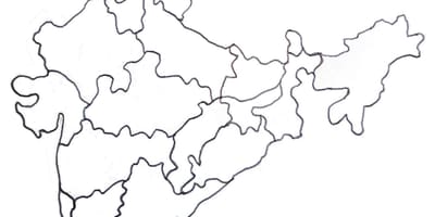 Indien Landkarte Zeichnung Bilder